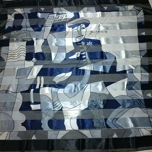 Unbranded Silk Scarf with "Picasso" details.